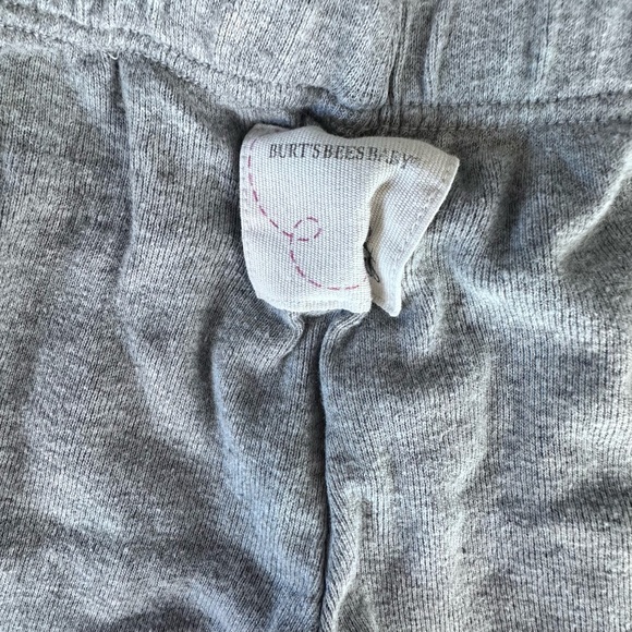 Organic Set: Floral Baby Onesie and Gray Pants - Picture 6 of 10